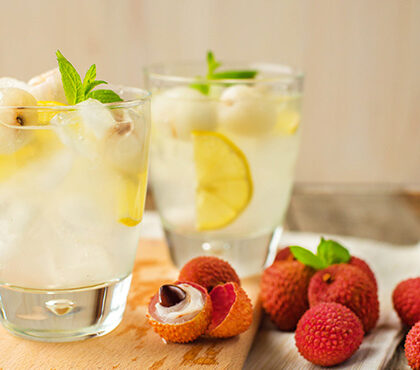 Cocktails au litchi