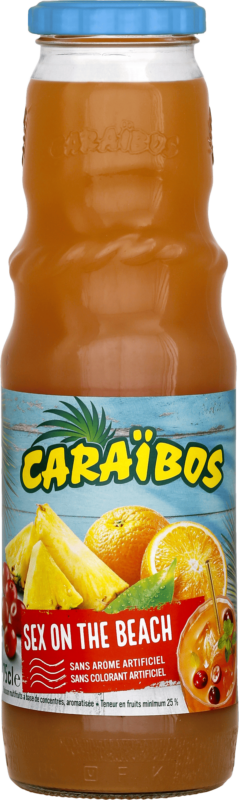 bouteille de jus Caraibos abricot